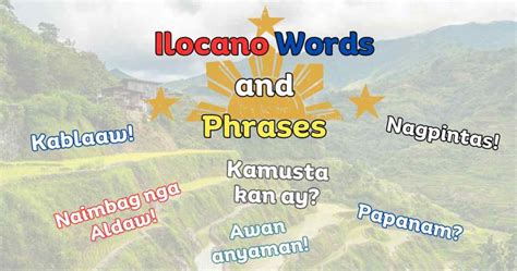 Learn Ilocano: Helpful Words and Phrases for Local .